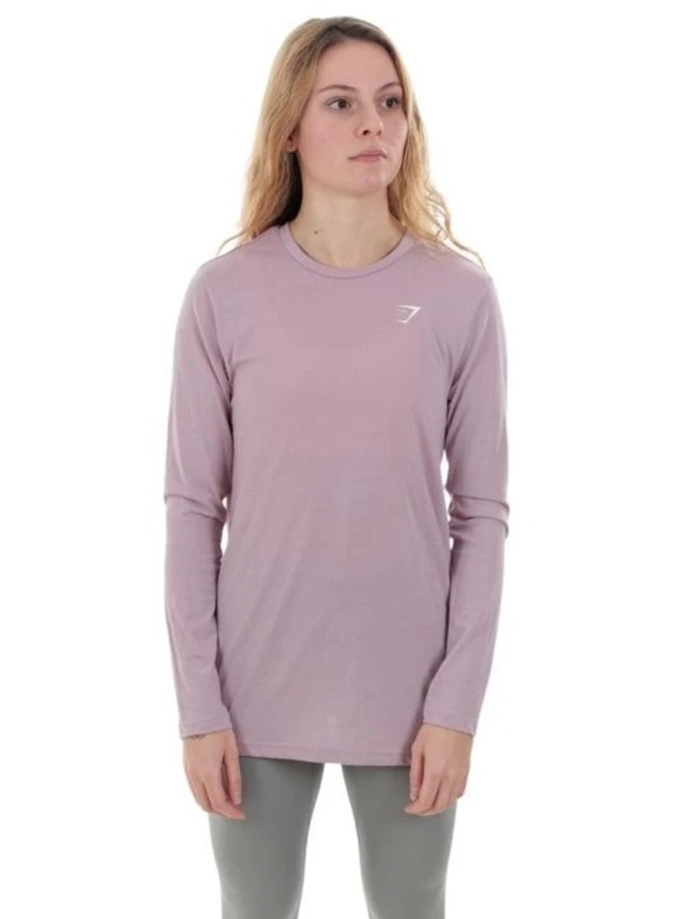 GymShark Women’s Oversized Long Sleeve Training T-Shirt, Size Small